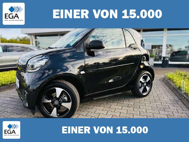 Smart ForTwo EQ EXCLUSICE, Voll-LED, RFK, Panodach, Winterpaket